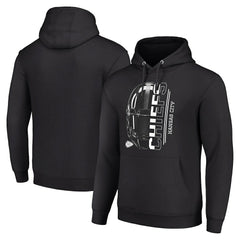 Kansas City Chiefs Starter Unisex Half Helmet Logo Pullover Hoodie - Black Hoodies