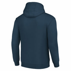 Denver Broncos Starter Unisex Half Helmet Logo Pullover Hoodie - Navy Hoodies