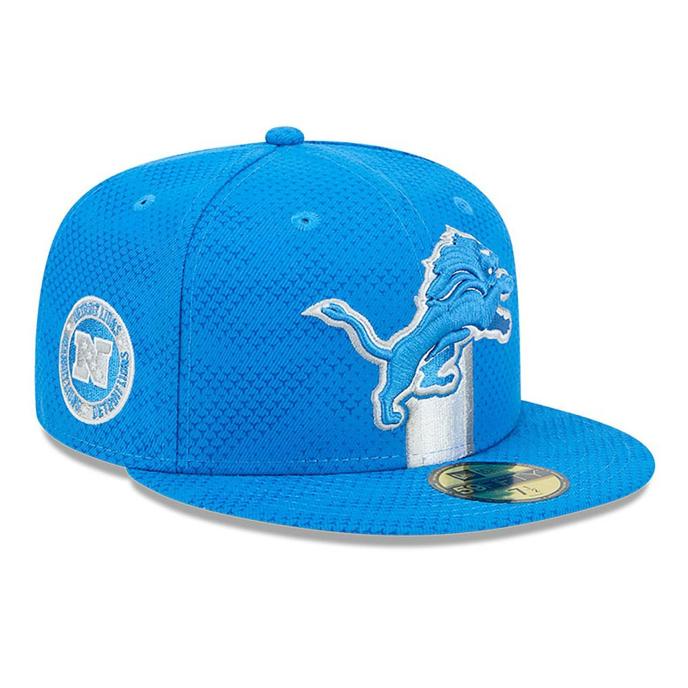 Detroit Lions New Era 2024 Sideline 59FIFTY Fitted Hat - Blue Hats