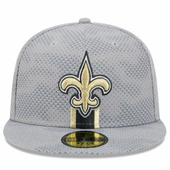 New Orleans Saints New Era 2024 Sideline 59FIFTY Fitted Hat - Gray Hats