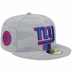 New York Giants New Era 2024 Sideline 59FIFTY Fitted Hat - Gray Hats