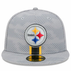 Pittsburgh Steelers New Era 2024 Sideline 59FIFTY Fitted Hat - Gray Hats