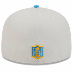 Los Angeles Chargers New Era 2024 Sideline Historic 59FIFTY Fitted Hat - Stone/Powder Blue Hats