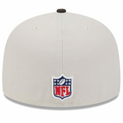 Cleveland Browns New Era 2024 Sideline Historic 59FIFTY Fitted Hat - Stone/Brown Hats