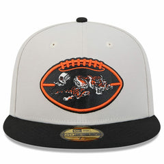Cincinnati Bengals New Era 2024 Sideline Historic 59FIFTY Fitted Hat - Stone/Black Hats