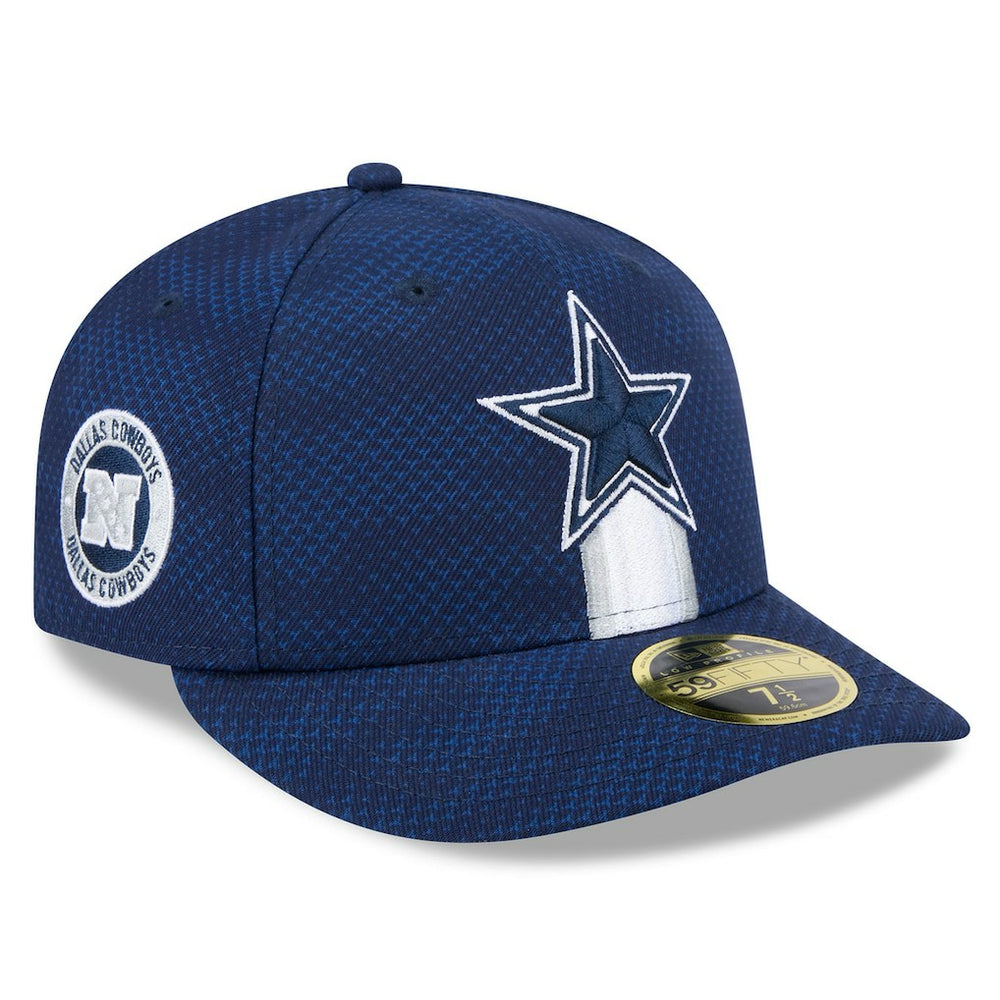 Dallas Cowboys New Era 2024 Sideline Low Profile 59FIFTY Fitted Hat - Navy Hats