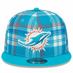 Miami Dolphins New Era 2024 Sideline Statement 9FIFTY Snapback Hat - Aqua Hats