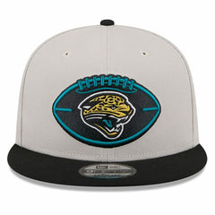 Jacksonville Jaguars New Era 2024 Sideline Historic 9FIFTY Snapback Hat - Stone/Black Hats