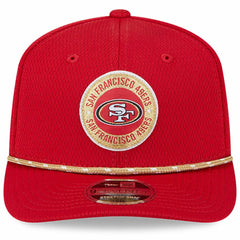 San Francisco 49ers New Era 2024 Sideline 9SEVENTY Stretch-Snap Hat - Scarlet Hats
