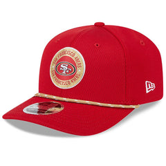 San Francisco 49ers New Era 2024 Sideline 9SEVENTY Stretch-Snap Hat - Scarlet Hats