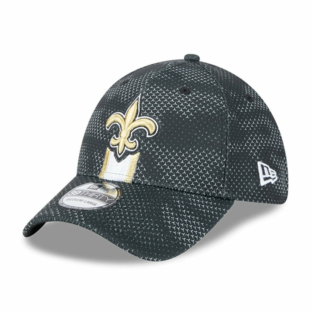 New Orleans Saints New Era 2024 Sideline 39THIRTY Flex Hat - Black Hats