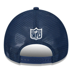 Dallas Cowboys New Era Youth 2024 Sideline Historic 9FORTY A-Frame Trucker Adjustable Hat - Stone/Navy Hats