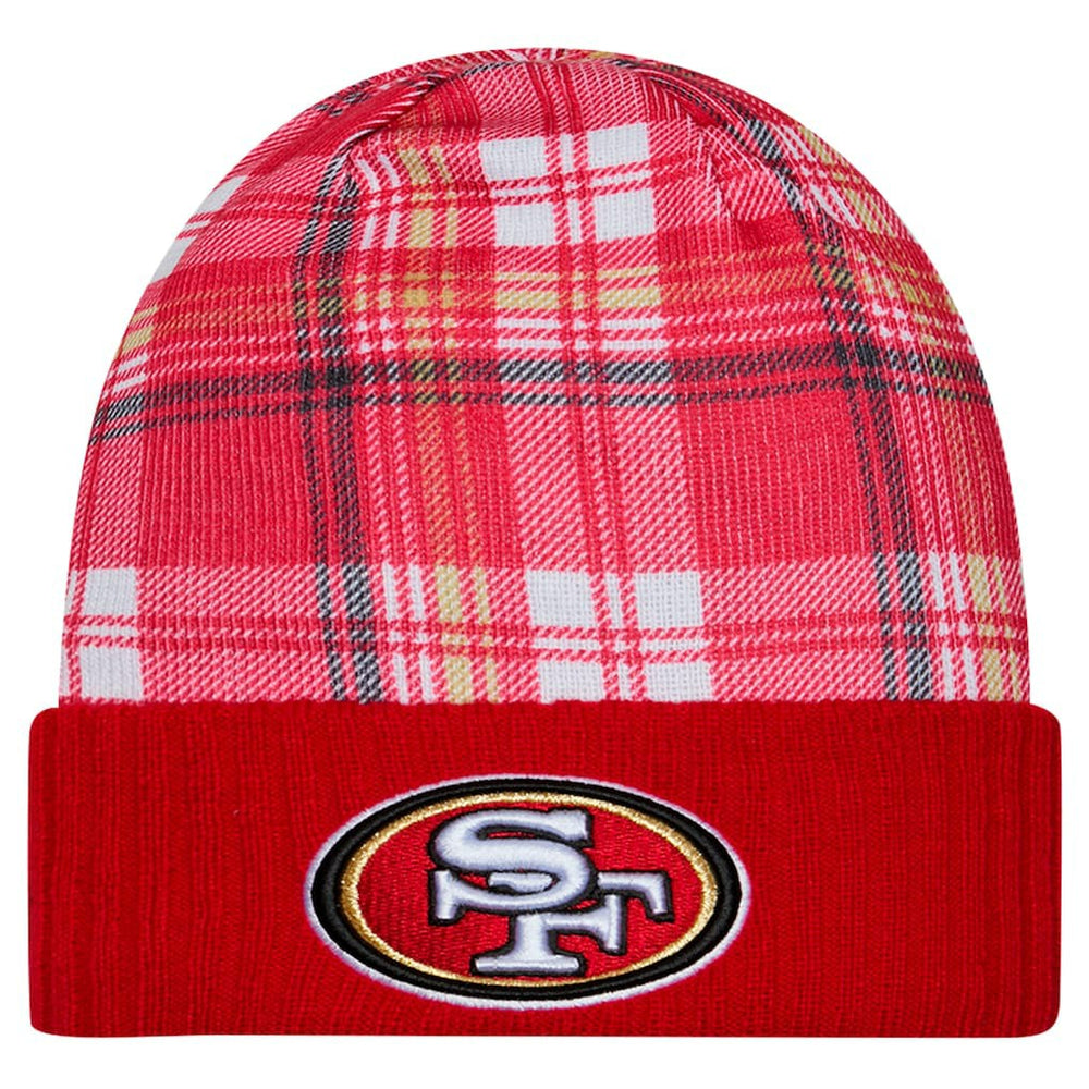 San Francisco 49ers New Era Sideline Statement Cuffed Knit Hat - Scarlet Hats