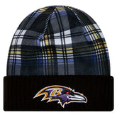 Baltimore Ravens New Era Sideline Statement Cuffed Knit Hat - Black Hats