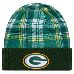 Green Bay Packers New Era Sideline Statement Cuffed Knit Hat - Green Hats