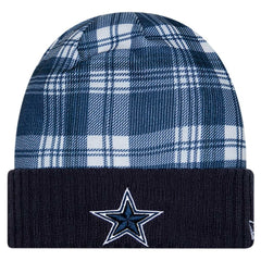 Dallas Cowboys New Era Youth Sideline Statement Cuffed Knit - Navy