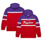 Toronto Raptors Head Coach Pullover Hoodie Red/Purple - Mitchell & Ness