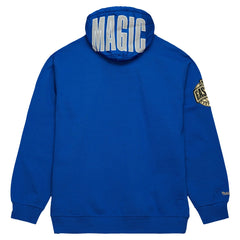 Orlando Magic Team OG 2.0 Vintage Logo Fleece Pullover Hoodie Blue - Mitchell & Ness