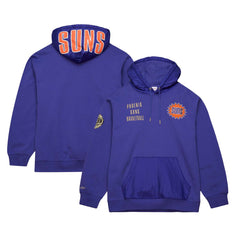 Phoenix Suns Team OG 2.0 Vintage Logo Fleece Pullover Hoodie Purple - Mitchell & Ness