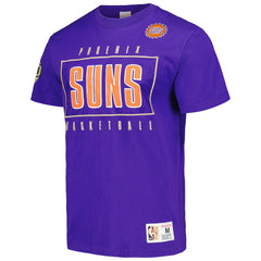 Phoenix Suns Hardwood Classics Team OG 2.0 Premium Vintage Logo T-Shirt Purple - Mitchell & Ness