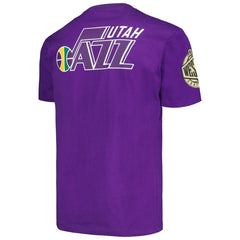 Utah Jazz Hardwood Classics Team OG 2.0 Premium Vintage Logo T-Shirt Purple - Mitchell & Ness outlet