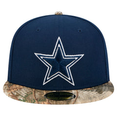 Dallas Cowboys New Era Active 59FIFTY Fitted Hat - Navy/Realtree Camo Hats