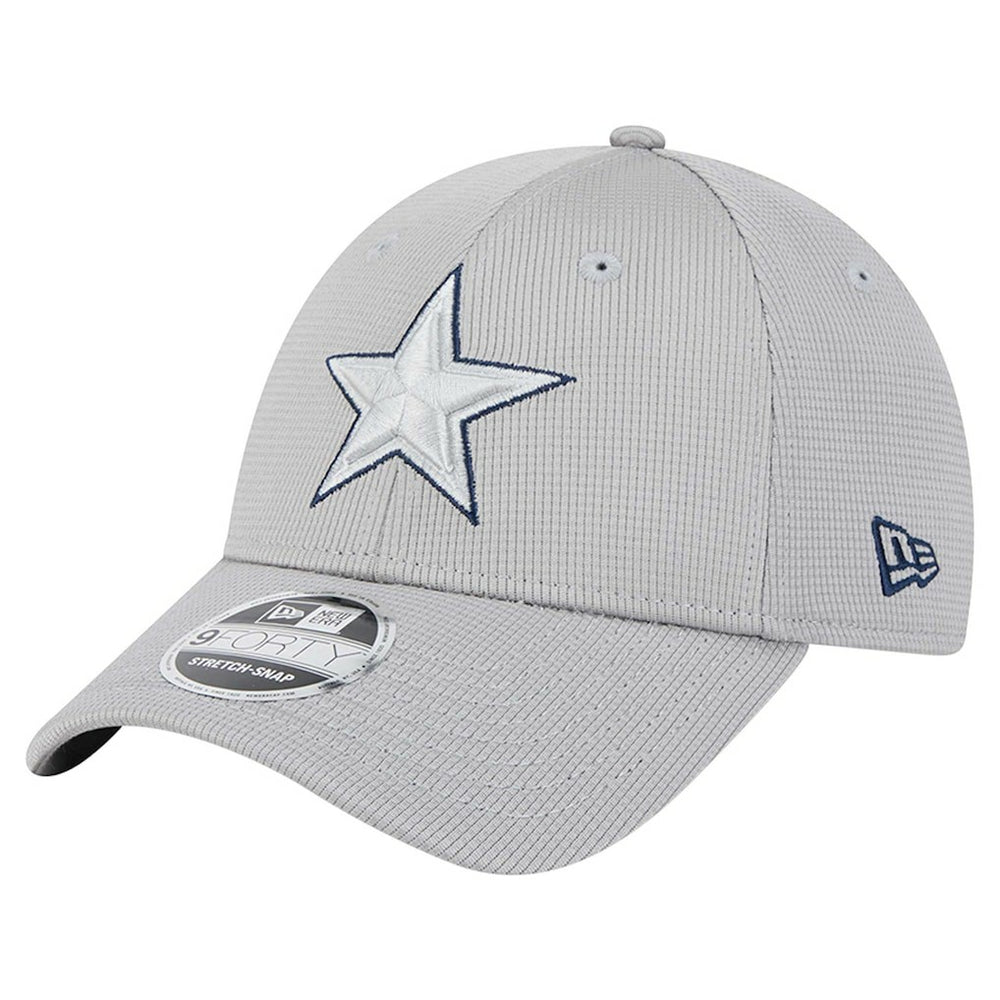 Dallas Cowboys New Era Male Adult Pivot 9FORTY Adjustable Hat - Gray Hats