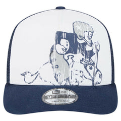 New Era Dallas Cowboys Distressed 9FIFTY A-Frame Snapback Hat - White/Navy Hats