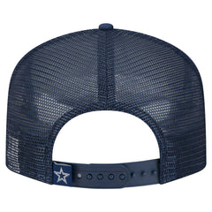 New Era Dallas Cowboys Distressed 9FIFTY A-Frame Snapback Hat - White/Navy Hats