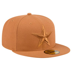 Dallas Cowboys New Era Tonal Color Pack 59FIFTY Fitted Hat - Brown Hats