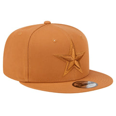 Dallas Cowboys New Era Tonal Color Pack 9FIFTY Snapback Hat - Brown Hats