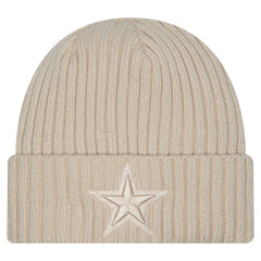 Dallas Cowboys New Era Color Pack Cuffed Knit Hat - Stone Hats
