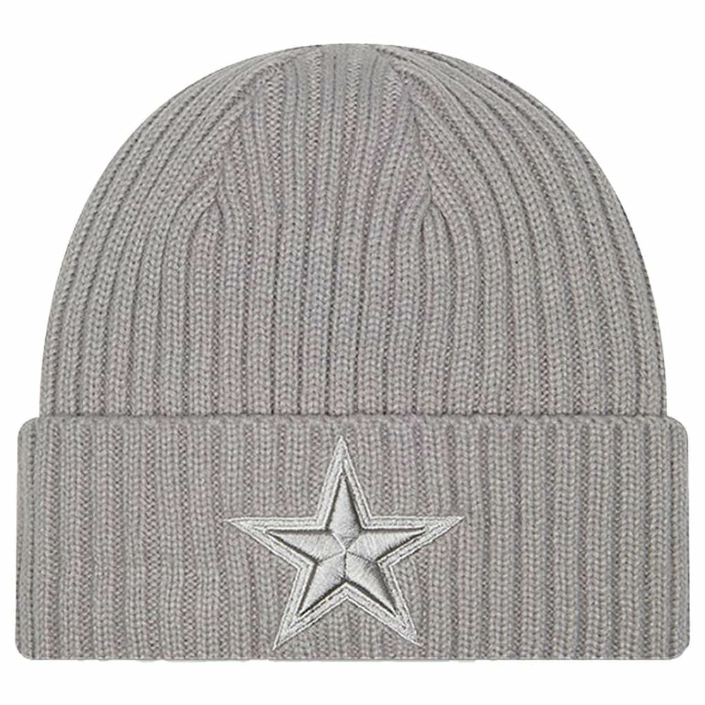 Dallas Cowboys New Era Youth Tonal Color Pack Cuffed Knit Hat - Gray Hats