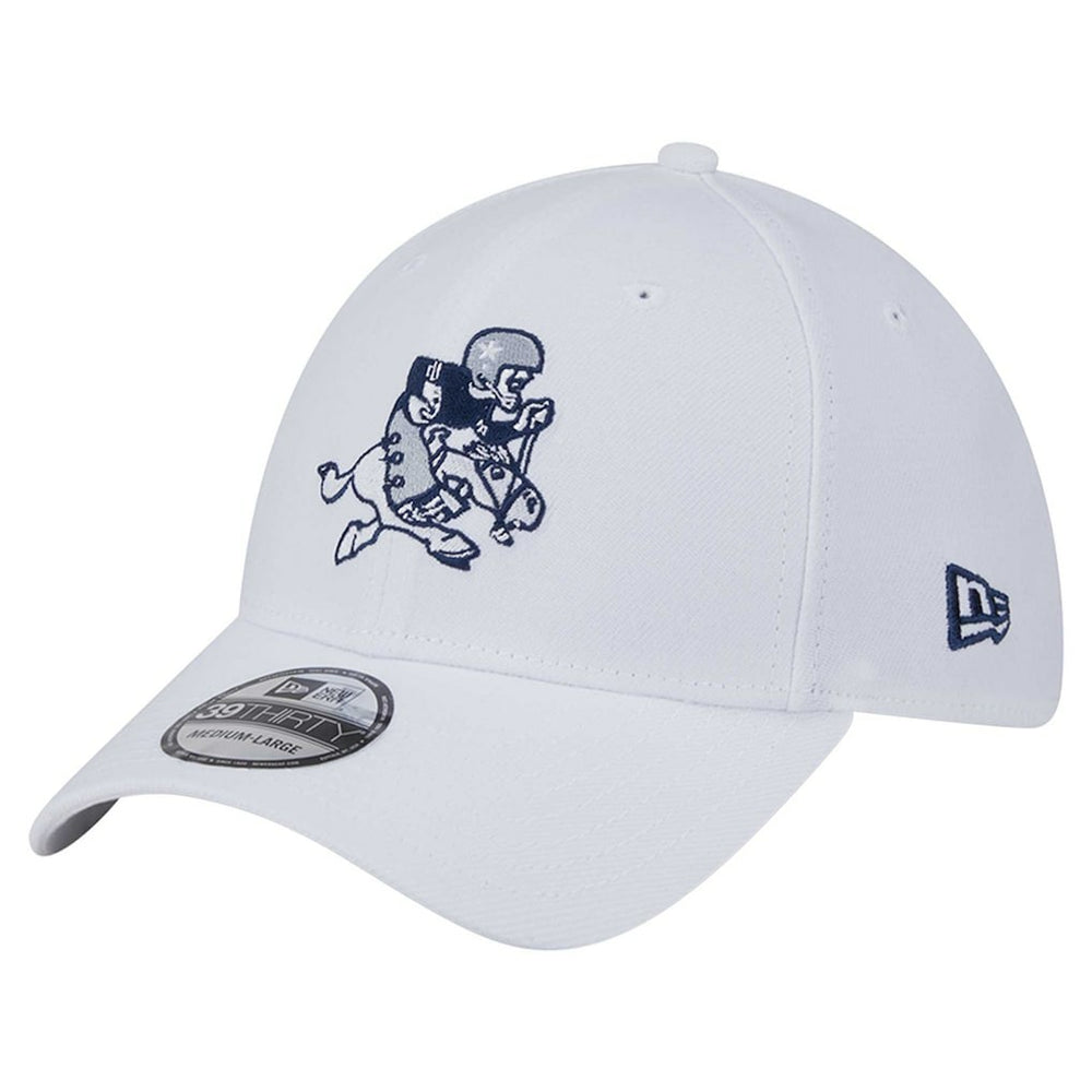 Dallas Cowboys New Era Throwback 39THIRTY Flex Hat - White Hats