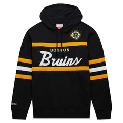 Boston Bruins Mitchell & Ness Head Coach Pullover Hoodie - Black | US 201112908