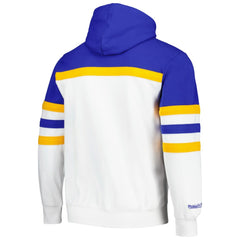 St. Louis Blues Mitchell & Ness Head Coach Pullover Hoodie - White/Blue | US 201112921