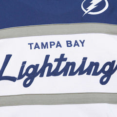 Tampa Bay Lightning Mitchell & Ness Head Coach Pullover Hoodie - White/Blue | US 201112922