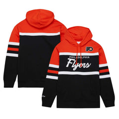 Philadelphia Flyers Mitchell & Ness Head Coach Pullover Hoodie - Black/Orange | US 201112927