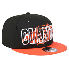 San Francisco Giants New Era Splatter 9FIFTY Snapback Hat - Black Hats