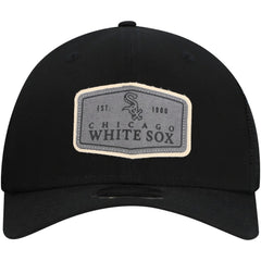 Chicago White Sox New Era Labeled 9SEVENTY Stretch-Snap Adjustable Hat - Black Hats