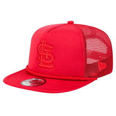 St. Louis Cardinals New Era Tone Foam Meshback Golfer Snapback Hat - Red Hats