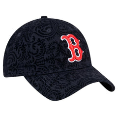 Boston Red Sox New Era Women's Flair 9TWENTY Adjustable Hat - Navy Hats