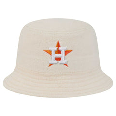 Houston Astros New Era Women's Chrome Cozy Bucket Hat - White Hats