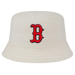 Boston Red Sox New Era Women's Chrome Cozy Bucket Hat - White Hats