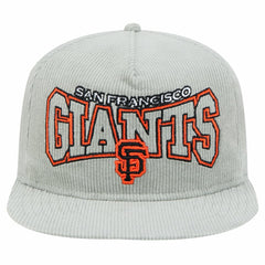 New Era San Francisco Giants Gray Corduroy Golfer Snapback Hat Hats