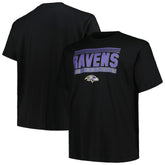 Baltimore Ravens Big & Tall Pop T-Shirt - Black T-shirts