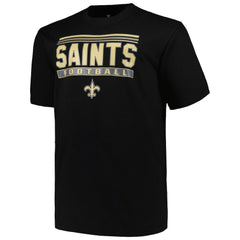 New Orleans Saints Big & Tall Pop T-Shirt - Black T-shirts