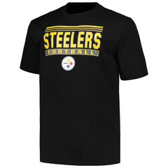 Pittsburgh Steelers Big & Tall Pop T-Shirt - Black T-shirts