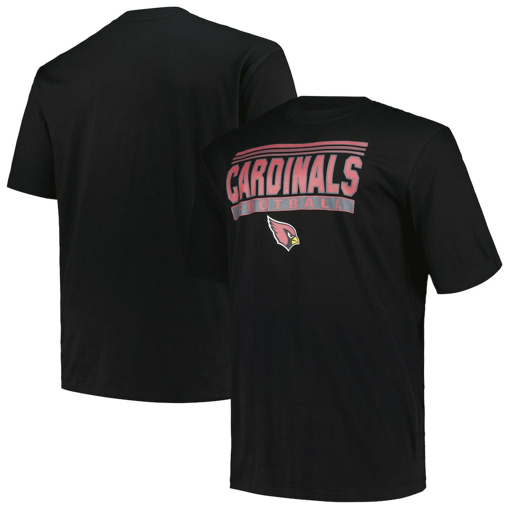 Arizona Cardinals Big & Tall Pop T-Shirt - Black T-shirts