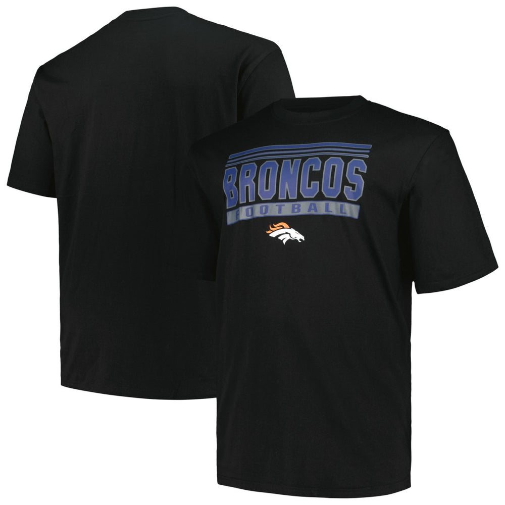 Denver Broncos Big & Tall Pop T-Shirt - Black T-shirts